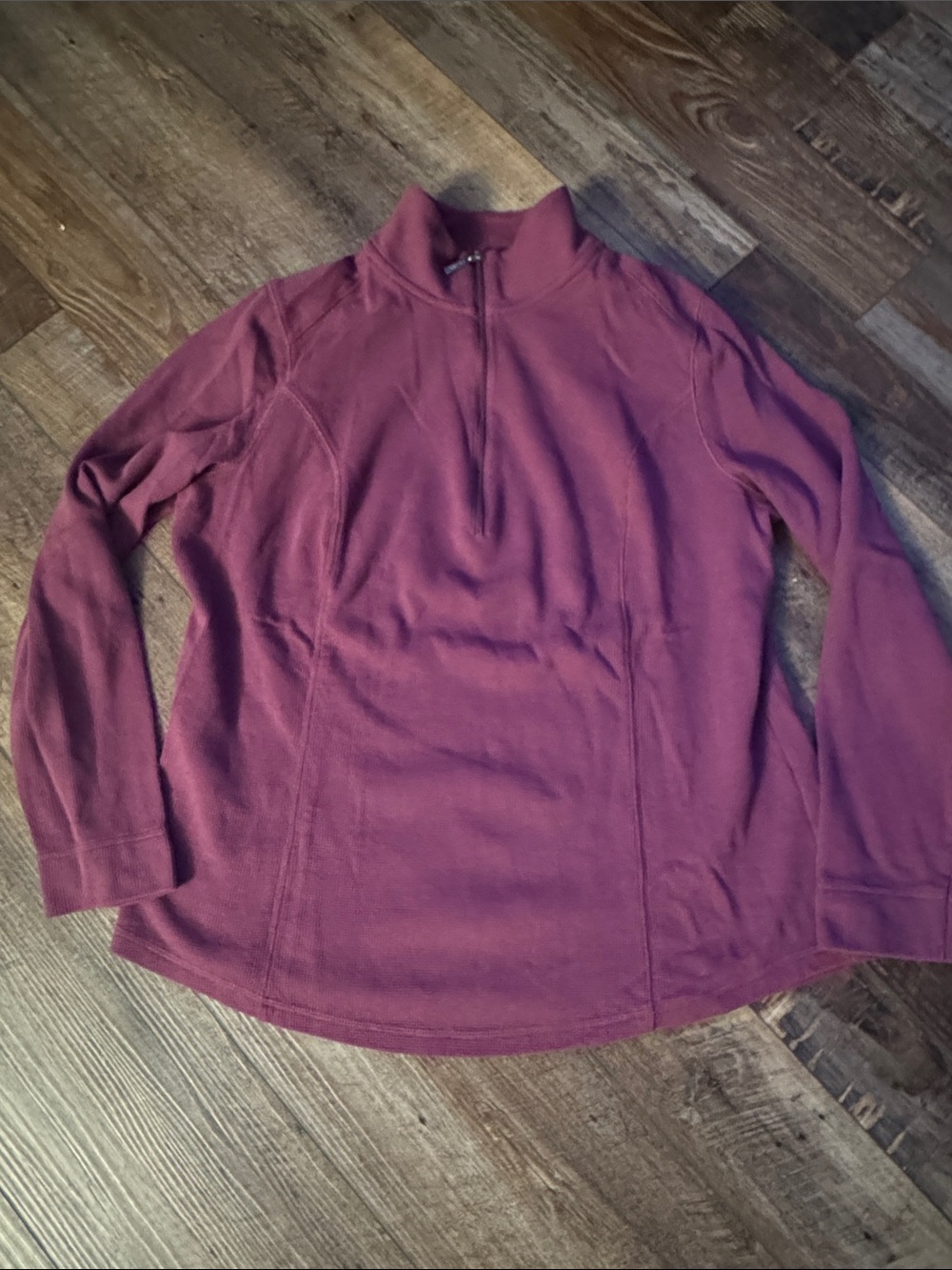Women’s Plum Quarter-Zip Pullover Sweatshirt